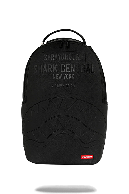 SPRAYGROUND MOCHILA SHARK CENTRAL EMBOSSED BLACK NYLON 910B9626NSZ