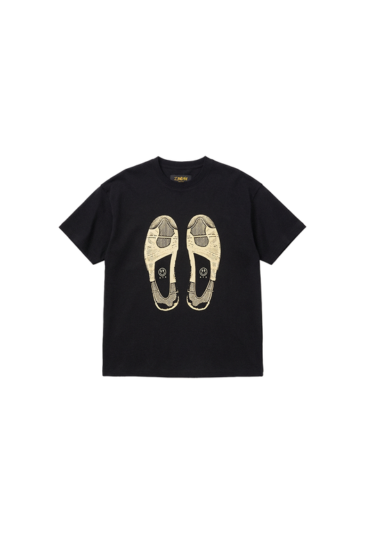J BALVIN J4 SNEAKER PRINT TEE BLACK