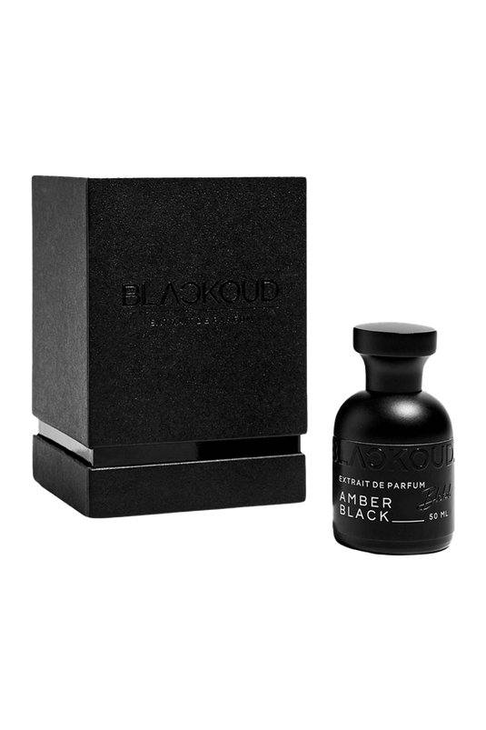 Perfume Blackoud Amber Black - matt black pt extrait 50 ml