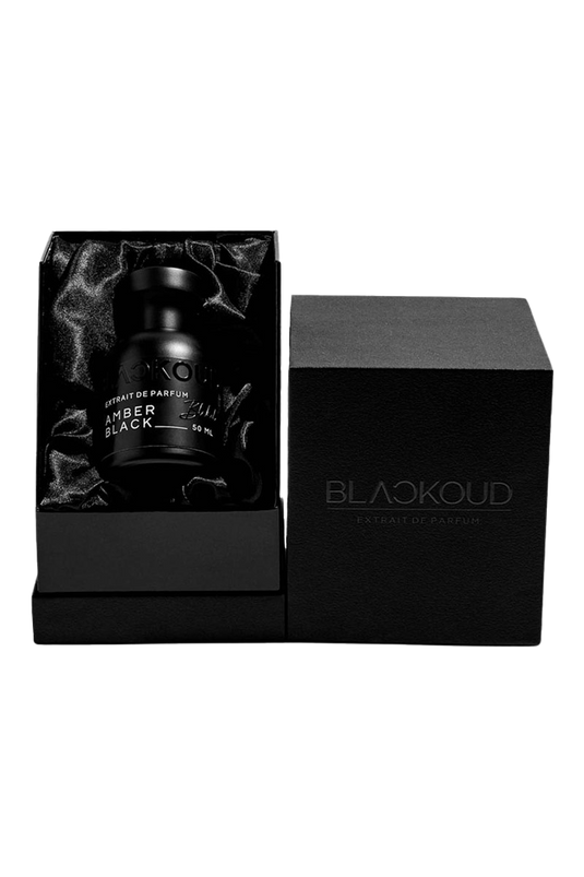 Perfume Blackoud Amber Black - matt black pt extrait 50 ml