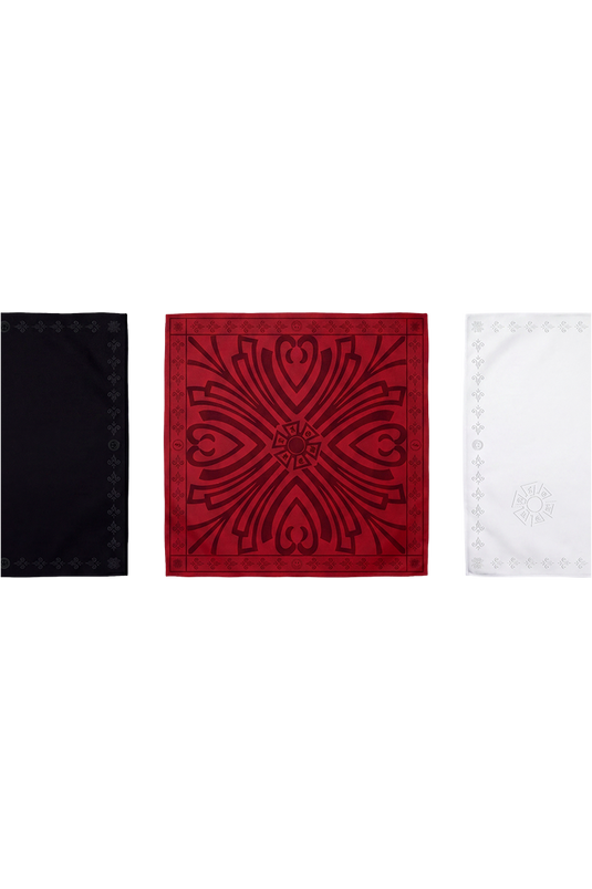 OMERTA HANDKERCHIEF - BANDANA SET X 3