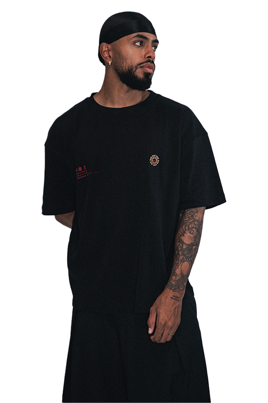 OMERTÁ PIN T-SHIRT BLACK