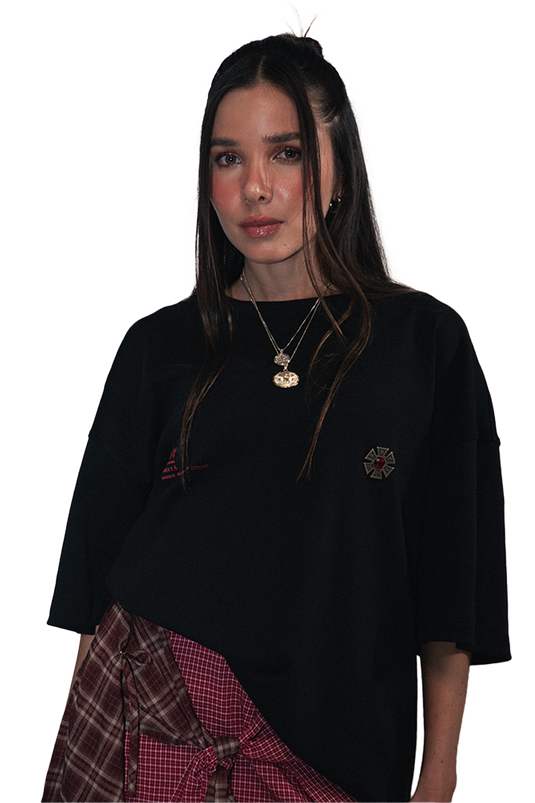 OMERTÁ PIN T-SHIRT BLACK