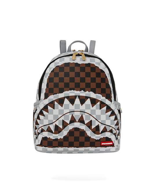 MOCHILA SAVAGE CREAM AND BROWN TEAR CHECK 910B8291NSZ