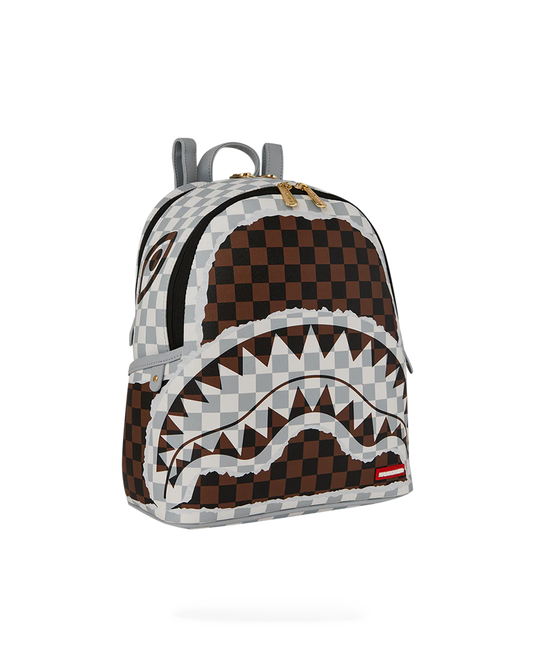 MOCHILA SAVAGE CREAM AND BROWN TEAR CHECK 910B8291NSZ