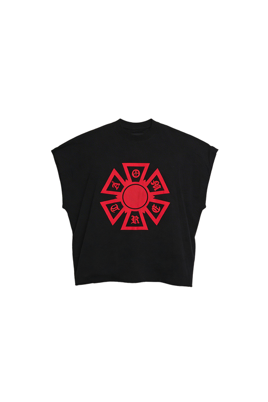 OMERTA SLEEVELESS BOXY TEE