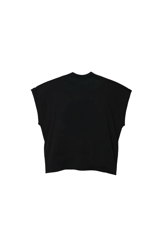 OMERTA SLEEVELESS BOXY TEE