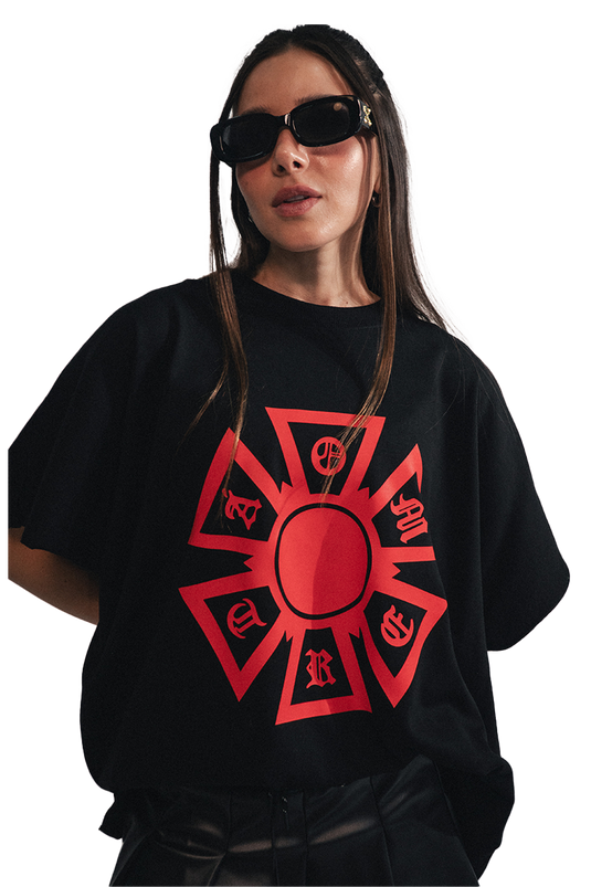OMERTA SLEEVELESS BOXY TEE
