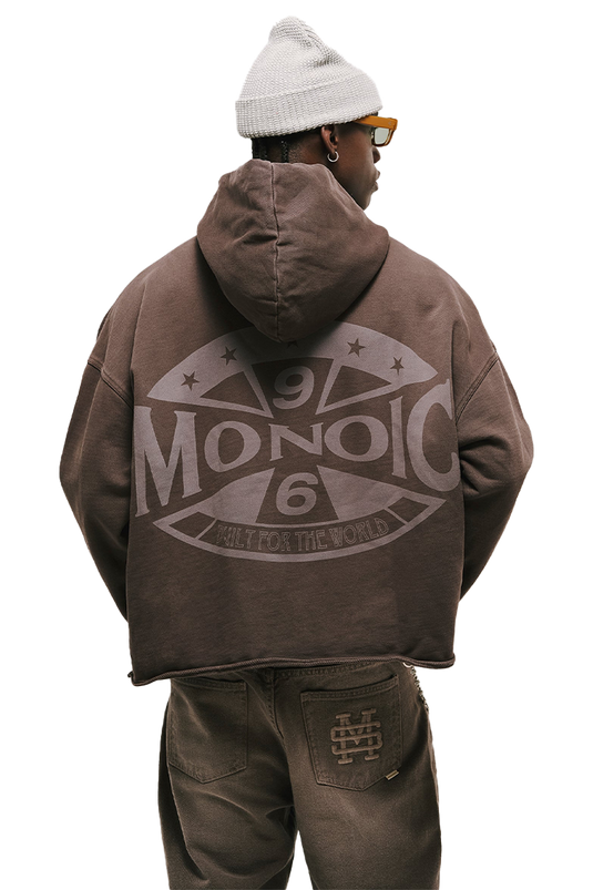 HOODIE COMPASS – CAFÉ DESGASTADO