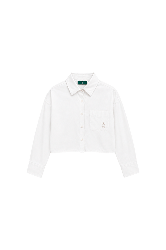 SBQ NC26W WHITE BOXY SHIRT WOMEN