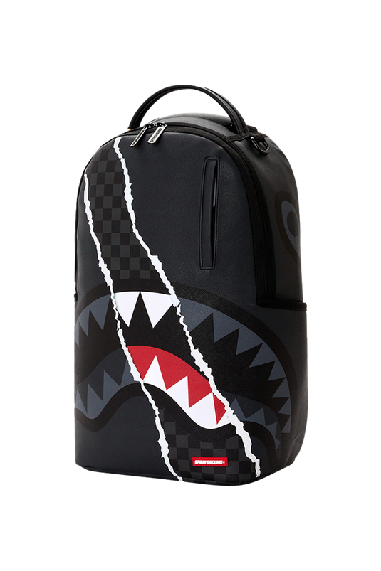 SPRAYGROUND MOCHILA CENTER RIP REVEALING GRAY CHECK 910B8502NSZ