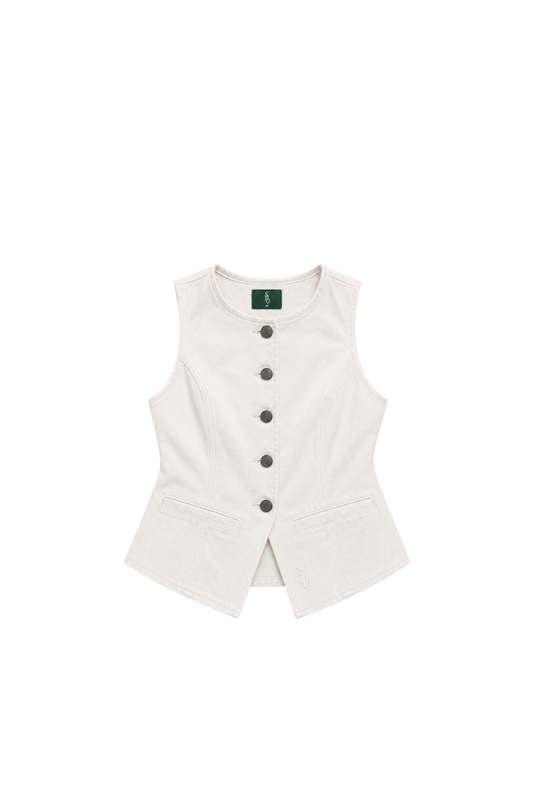 SBQ NC26W CREAM VEST