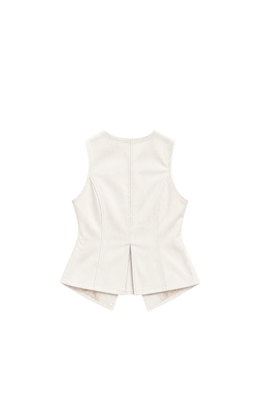 SBQ NC26W CREAM VEST