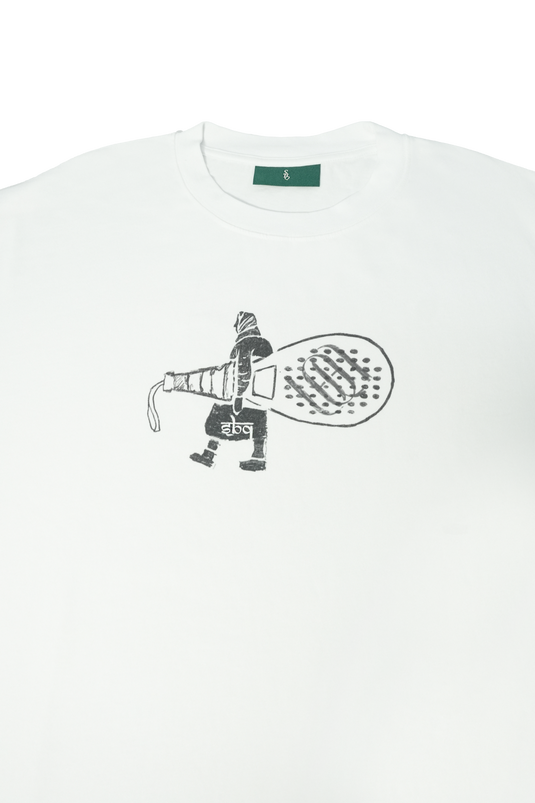 Wg Over Tshirt Big Padel White SBQ