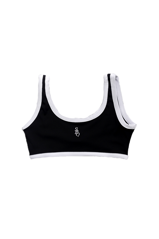 W.G Top SBQ White-Black