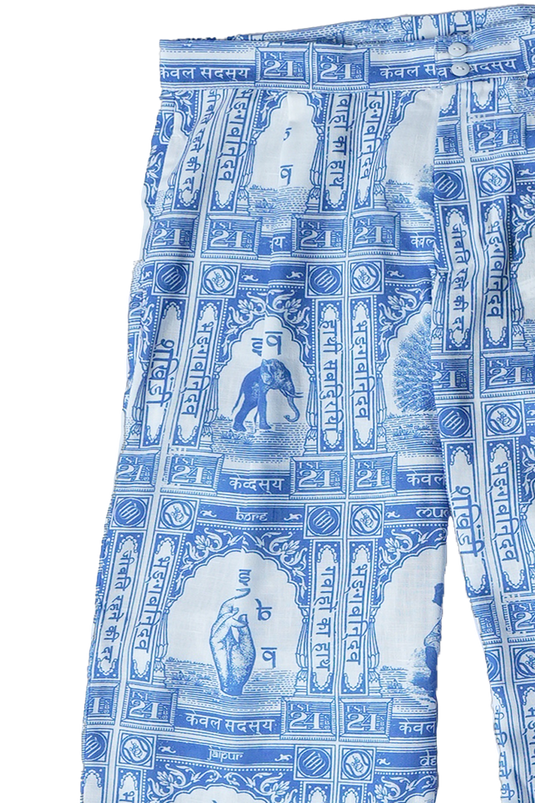 W.G Indian Pants Blue SBQ