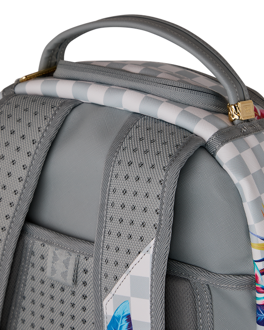 MOCHILA SPRAYGROUND CREAM FLOWERING JUNGLE SHARK