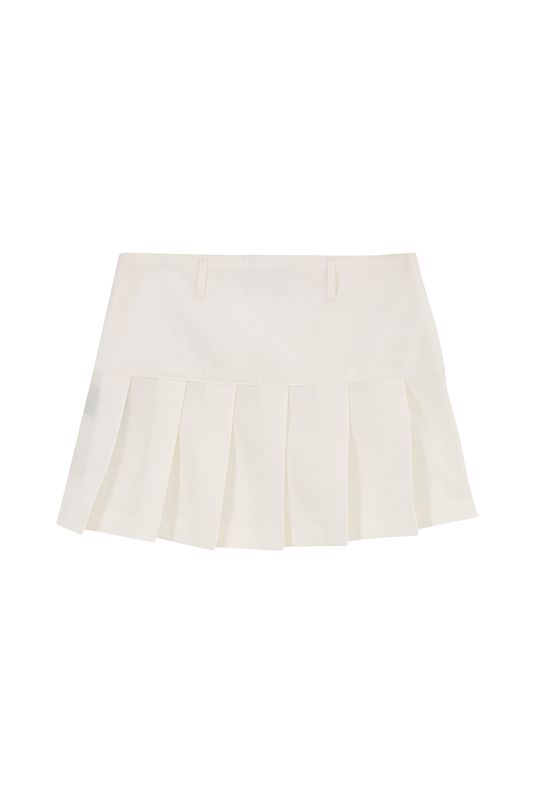 W.G Pleated Skirt White SBQ