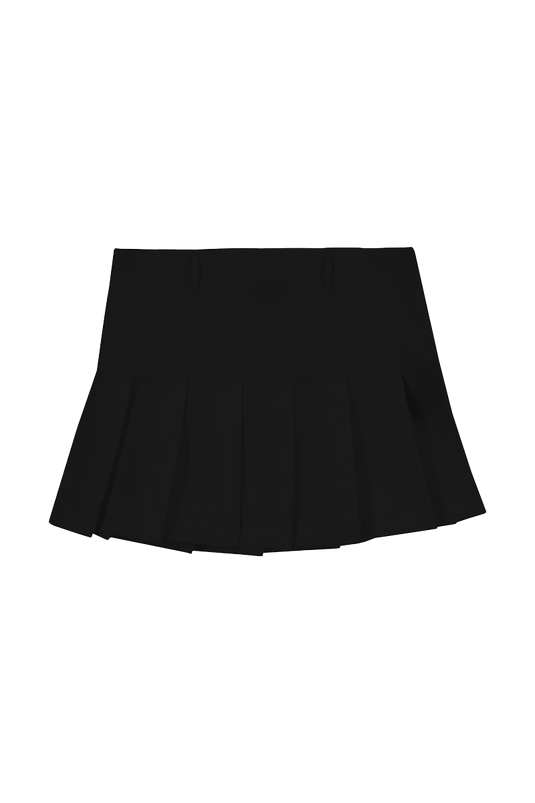 W.G Pleated Skirt Black SBQ