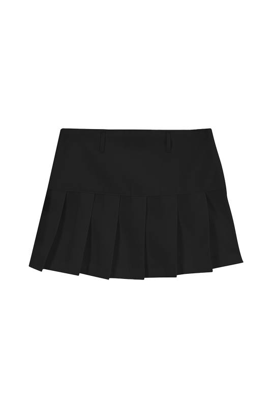 W.G Pleated Skirt Black SBQ