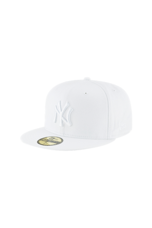 GORRA NEW YORK YANKEES MLB BASIC COLLECTION 59FIFTY BLANCO NEW ERA