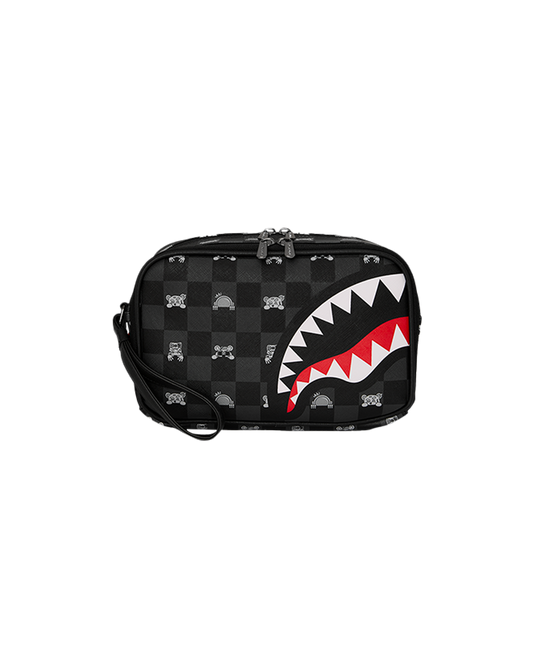 NECESER SPRAYGROUND GRAY PEEKING CHARACTER CHECK