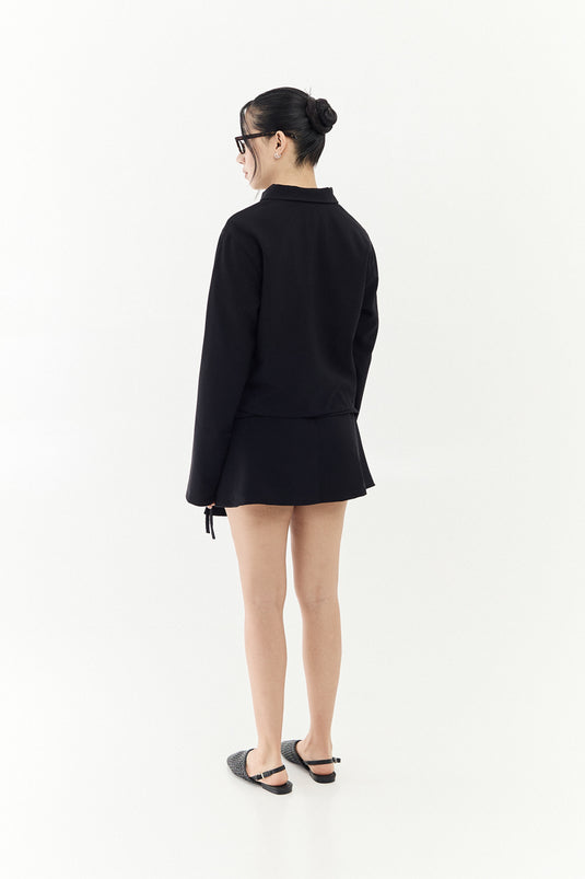 SBQ W SHIBUI KIHON BLACK JACKET