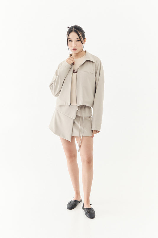 SBQ W SHIBUI KIHON CAMEL JACKET