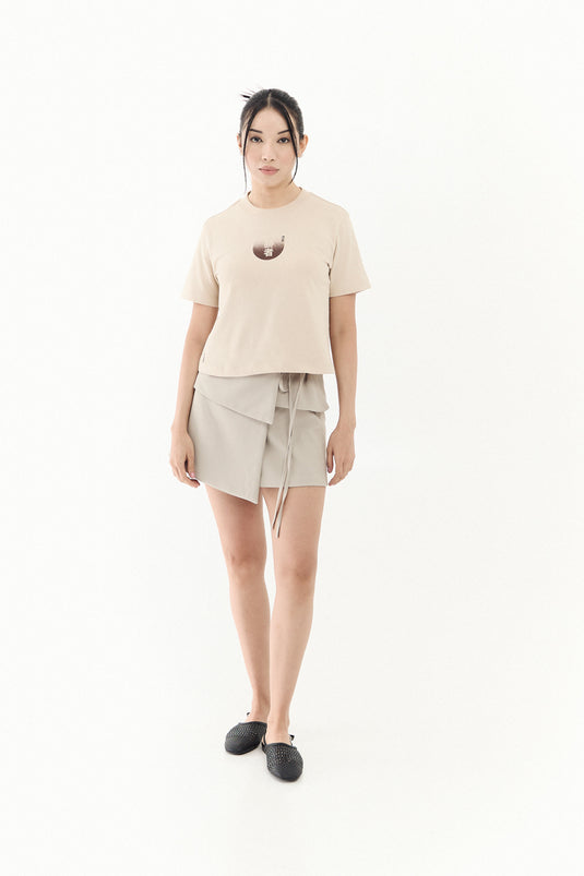 SBQ W SHIBUI IKI MOCCA T-SHIRT
