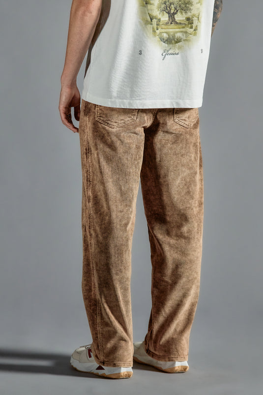 SBQ NC26M ACID WASH BAGGY CORDUROY MEN
