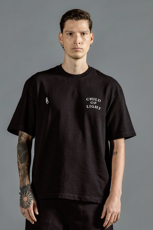 SBQ NC26M BLACK T-SHIRT MEN