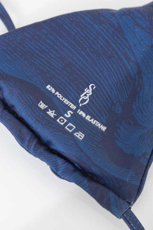 SBQ W SHIBUI INDIGO BLUE BIKINI