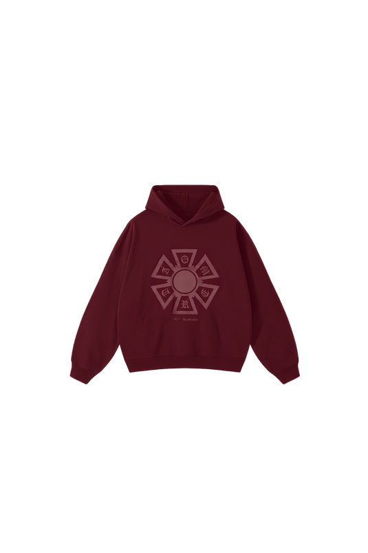 OMERTÁ MAROON HOODIE