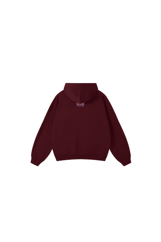 OMERTÁ MAROON HOODIE