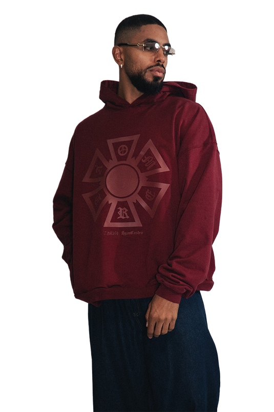 OMERTÁ MAROON HOODIE