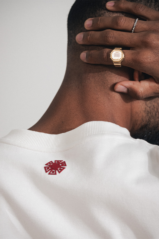 OMERTA PIN T-SHIRT IVORY
