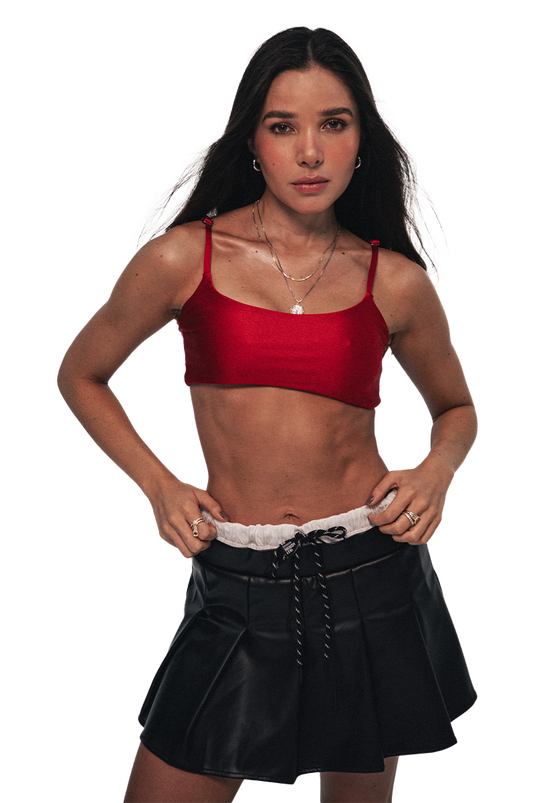 OMERTA MINI SKIRT BLACK