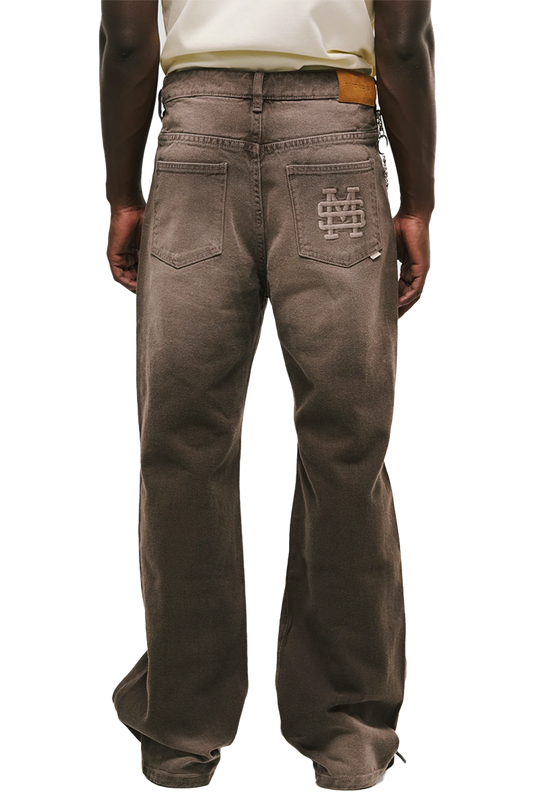 POCKET STRAIGHT PANTS | CAFÉ DESGASTADO