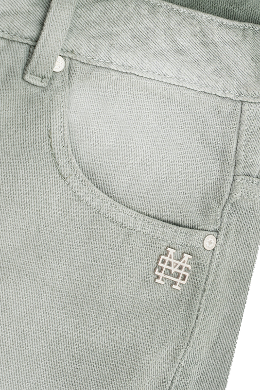 FLARED PANTS | VERDE OLIVA DESGASTADO