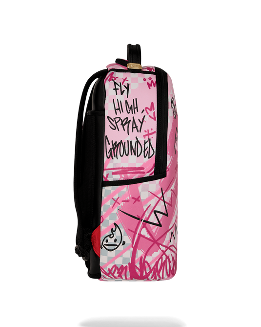 MOCHILA SPRAYGROUND PINK SMOKE CHECK 910B8672NSZ