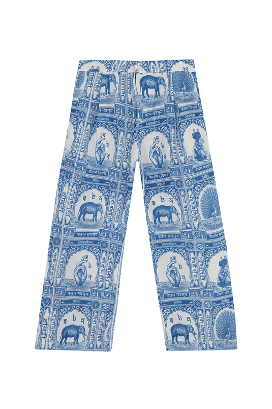 W.G Indian Pants Blue SBQ