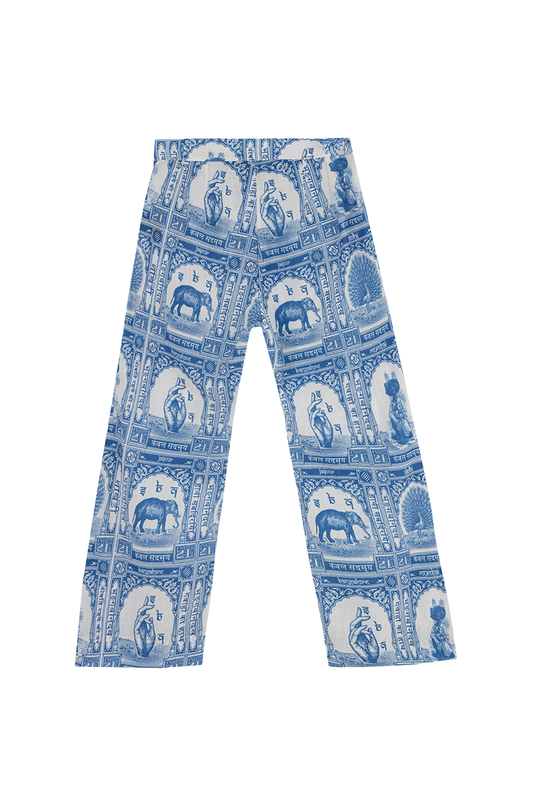 W.G Indian Pants Blue SBQ