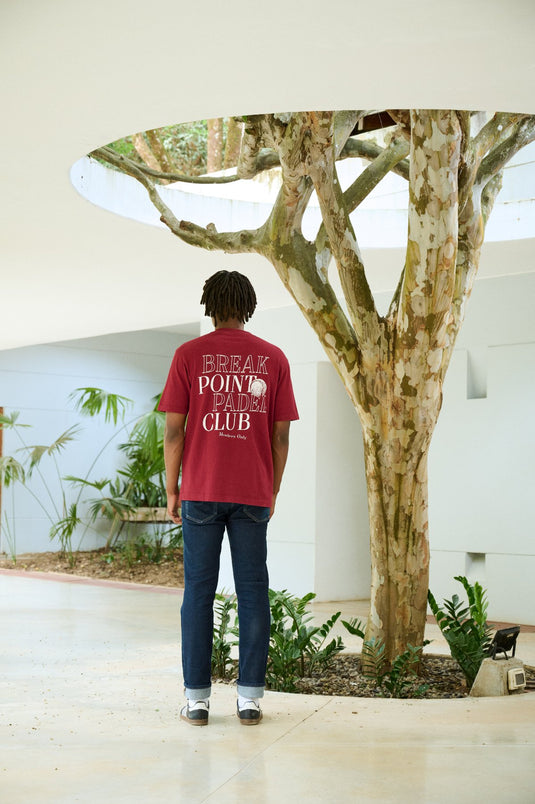 Wg Reg Tshirt Padel Club Red SBQ