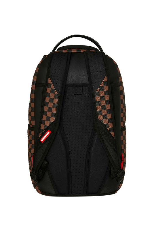 SPRAYGROUND MOCHILA SHARKS IN PARIS WTF BUBBLE BROWN CHECK 910B8634NSZ