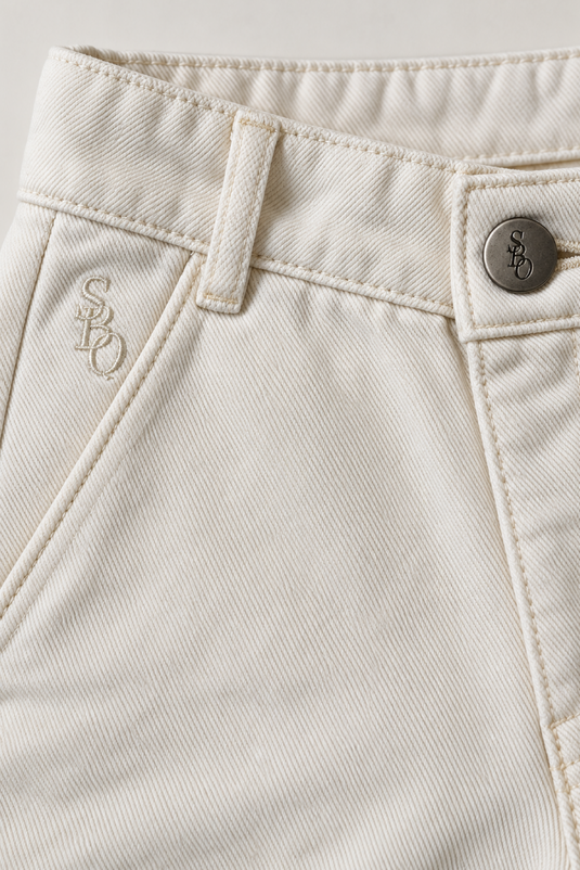 SBQ NC26W CREAM SHORTS