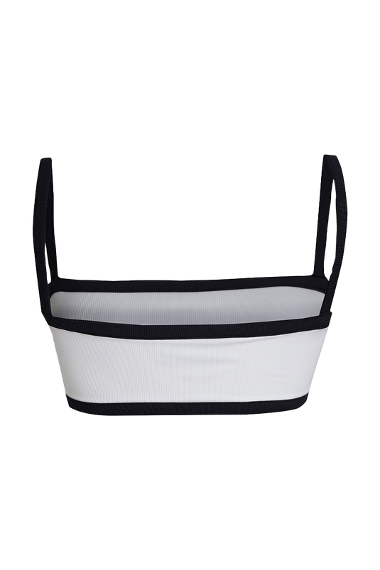 W.G Top Strips SBQ White-Black